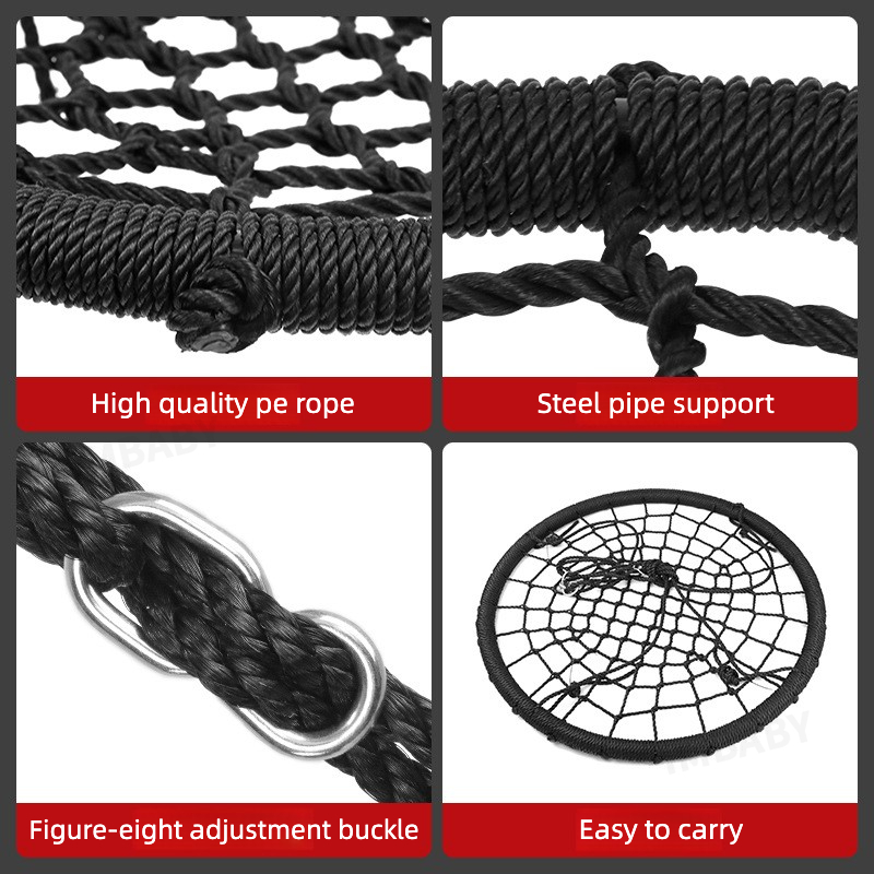 IMBABY Kids Round Net Nest Swi – Kids Outdoor Nest Swing Bewertung und Preis