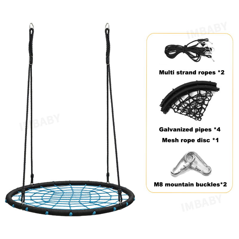 IMBABY Kids Round Net Nest Swi – Kids Outdoor Nest Swing Bewertung und Preis