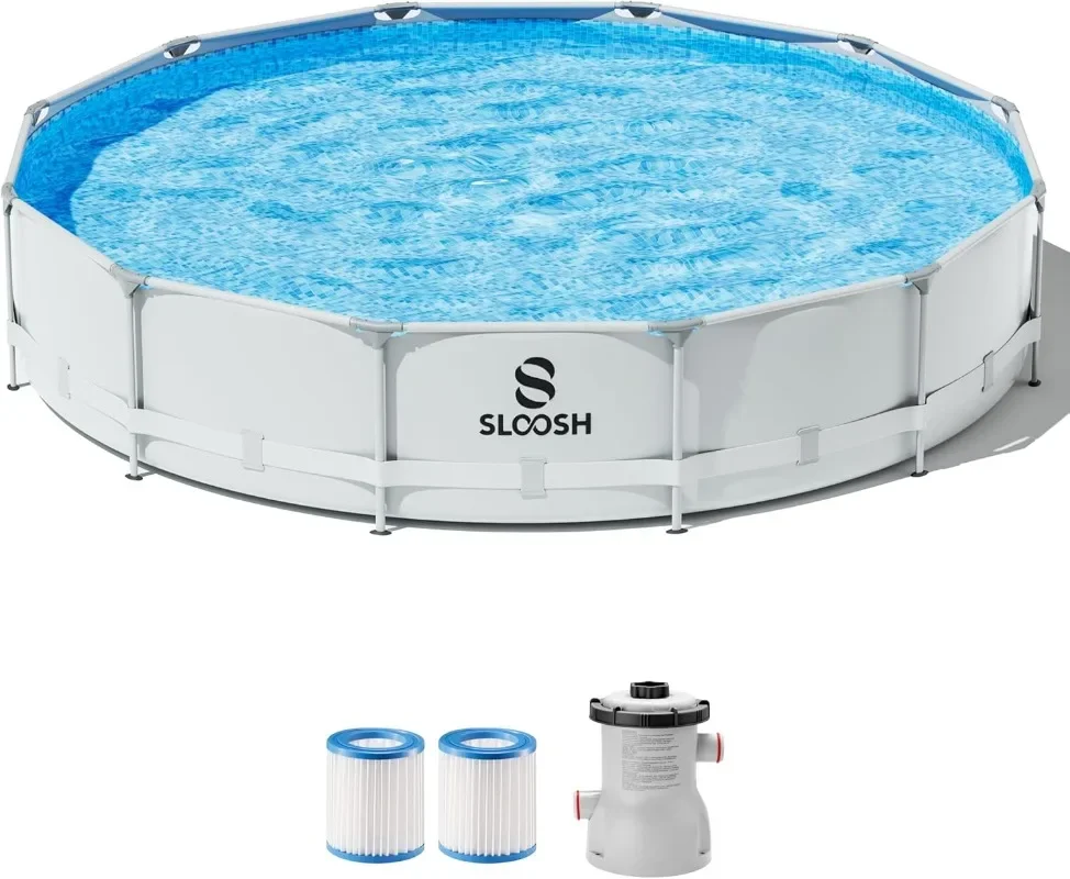 SLOOSH Round Above Ground Pool – Kids Outdoor Frame Bewertung und Preis