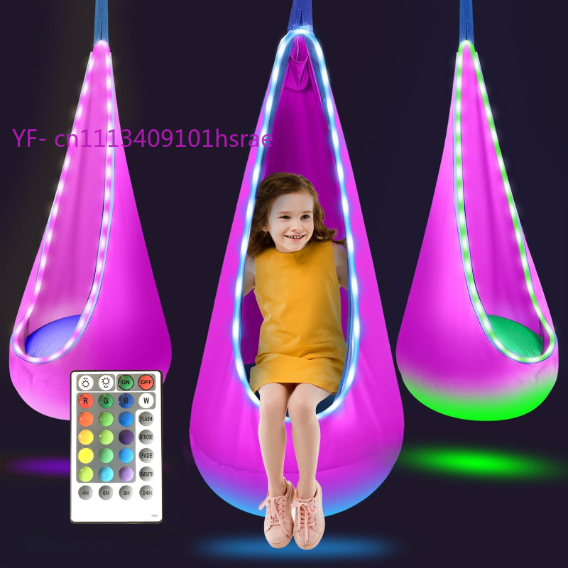 Glowing LED Inflatable Hammock – Kids Outdoor Hanging Chair Bewertung und Preis