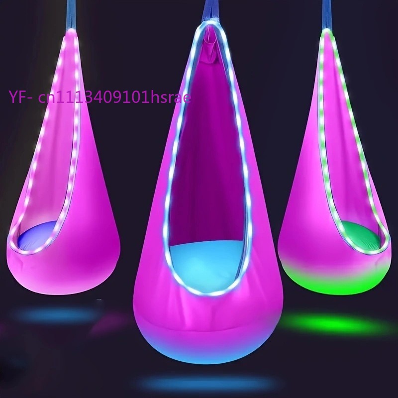 Glowing LED Inflatable Hammock – Kids Outdoor Hanging Chair Bewertung und Preis
