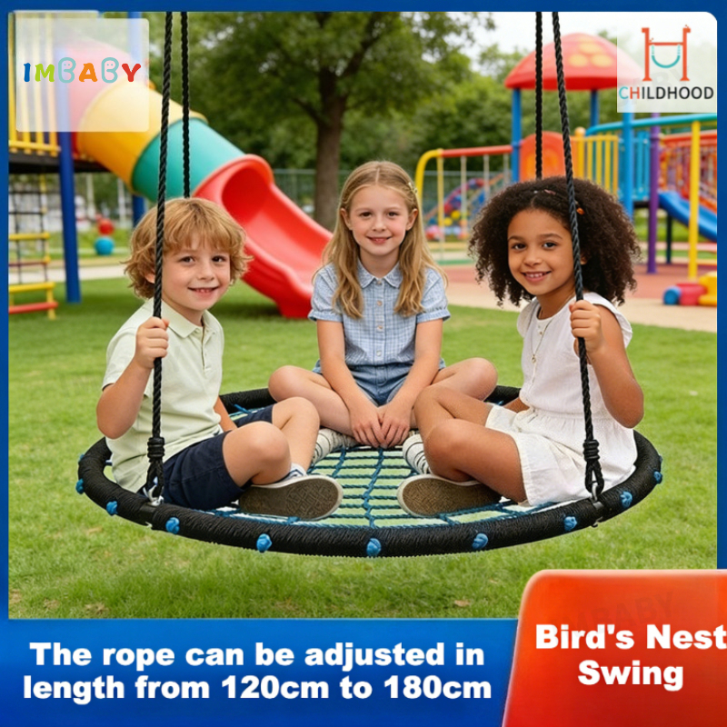 IMBABY 100cm Round Net Nest Sw – Kids Outdoor Nest Swing Bewertung und Preis