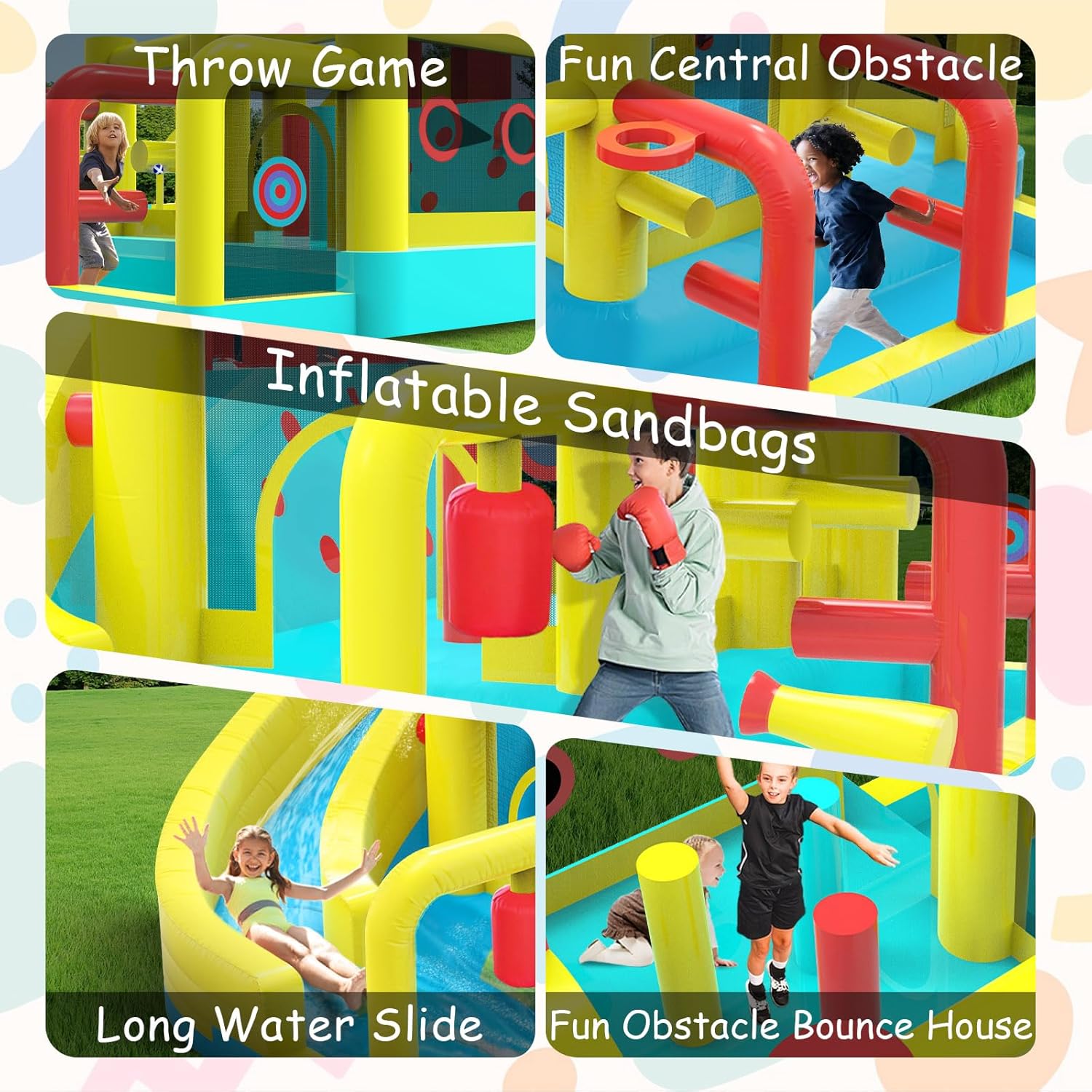 Kids Inflatable Water Slide Bo – Kids Outdoor Inflatable Bewertung und Preis