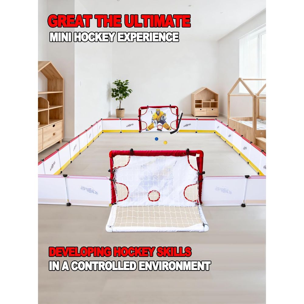 kasiei Mini Hockey Rink Set -  – Kids Outdoor Hockey Set Bewertung und Preis