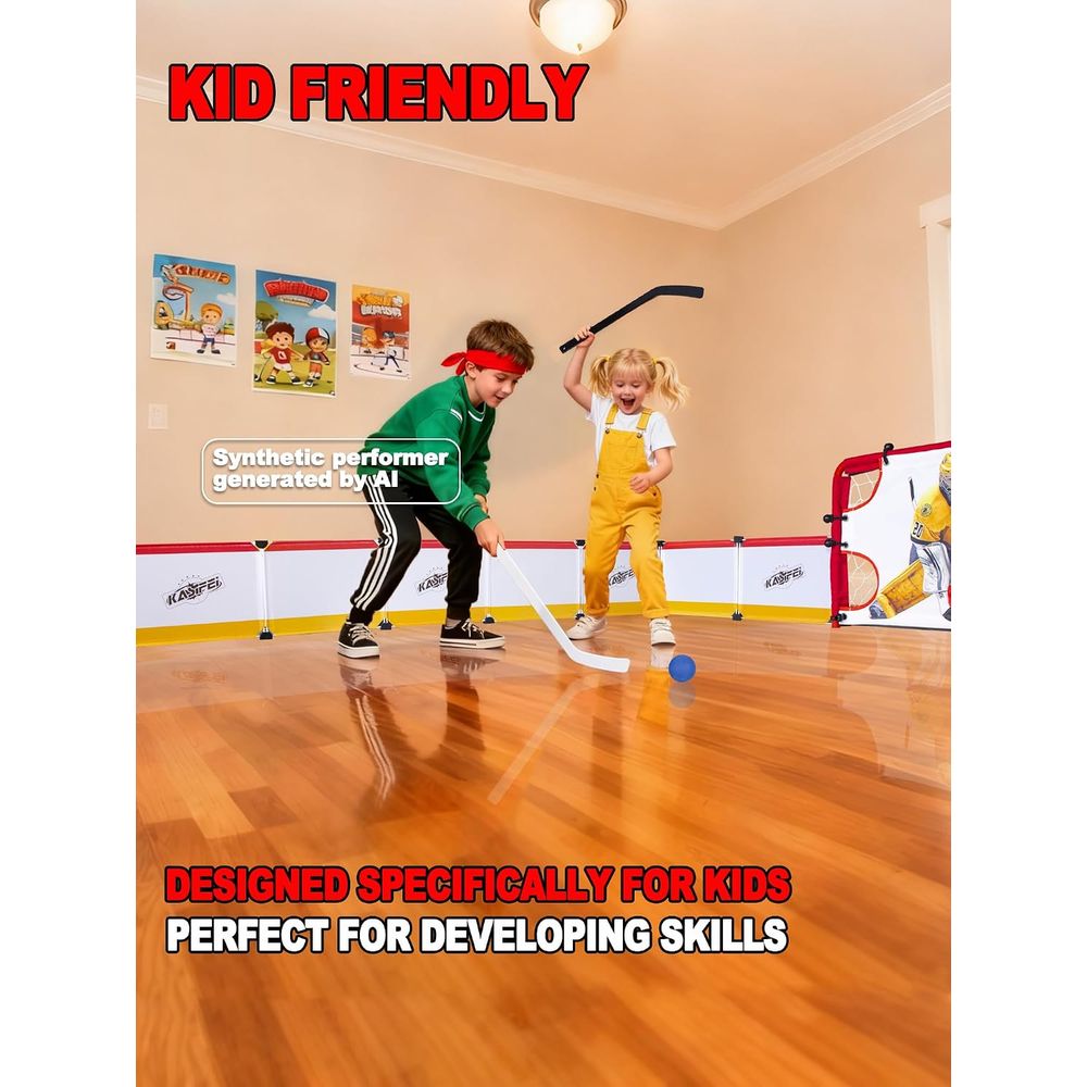 kasiei Mini Hockey Rink Set -  – Kids Outdoor Hockey Set Bewertung und Preis