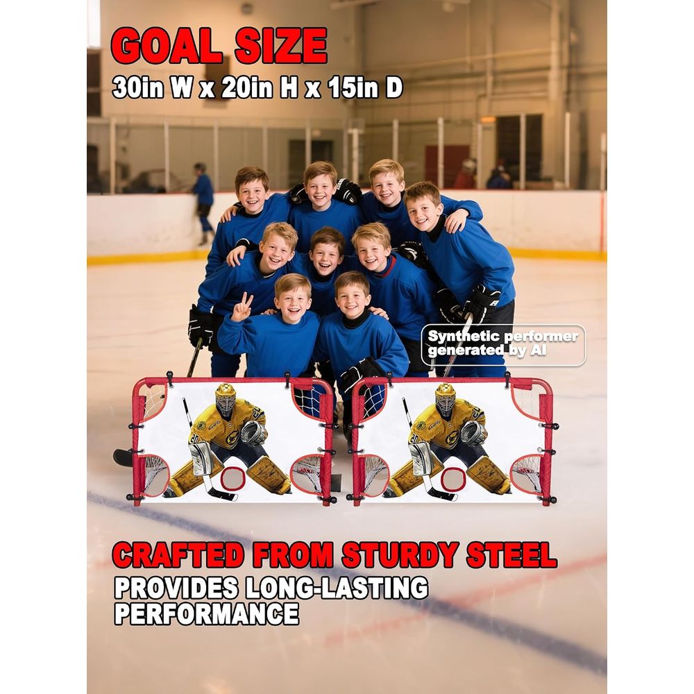 kasiei Mini Hockey Rink Set -  – Kids Outdoor Hockey Set Bewertung und Preis