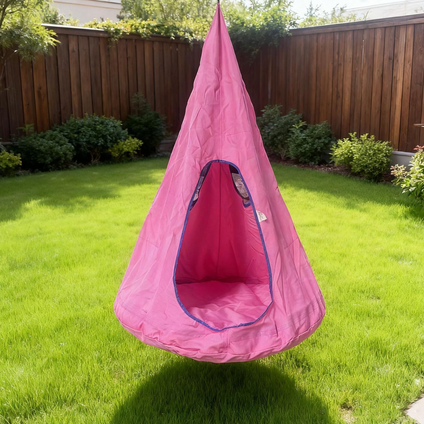Kids Pod Swing Seat With Cushi – Kids Outdoor Nest Swing Bewertung und Preis