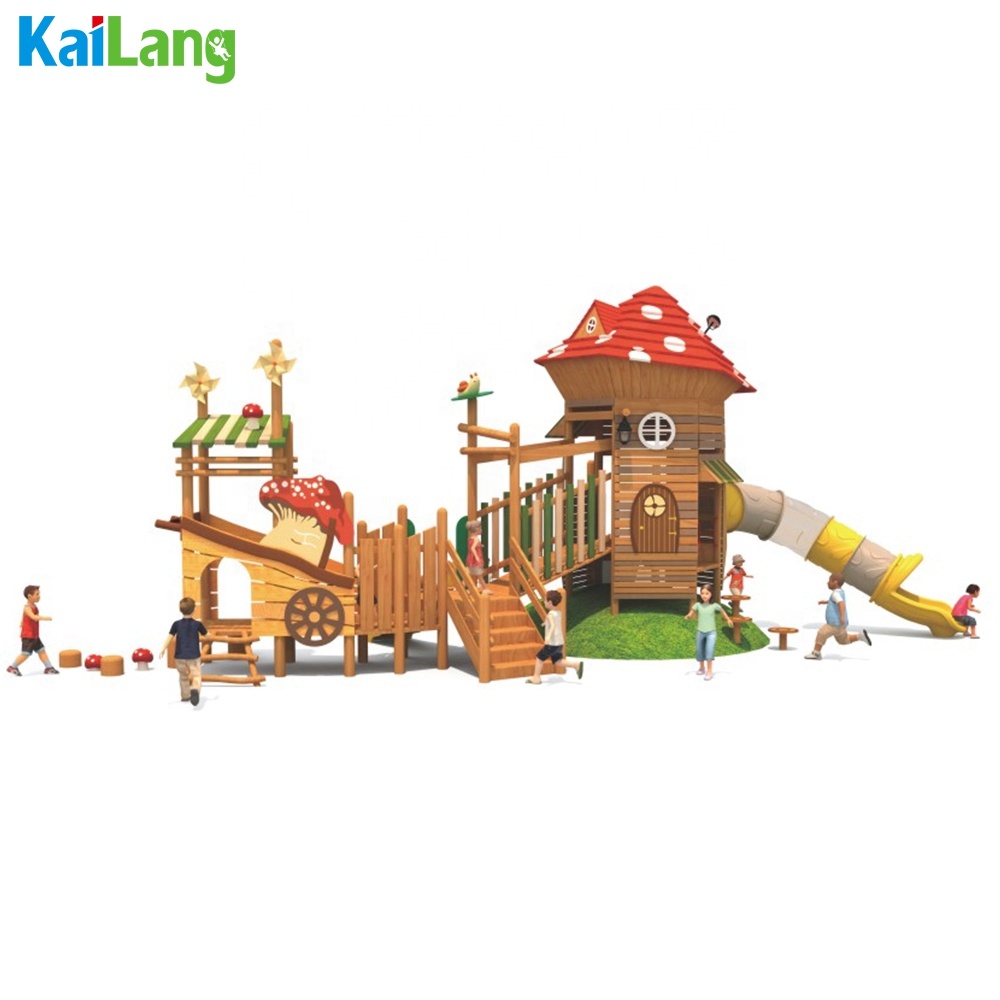 Forest Mushroom House Shape Wo – Outdoor Children'S Park Bewertung und Preis