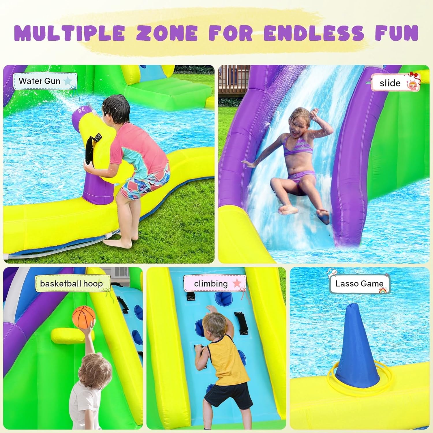 13x14FT Inflatable Bounce Hous – Kids Outdoor Inflatable Bewertung und Preis