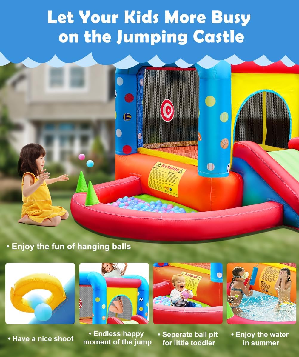 Step4Fun Inflatable Bounce Hou – Kids Outdoor Jump House Bewertung und Preis