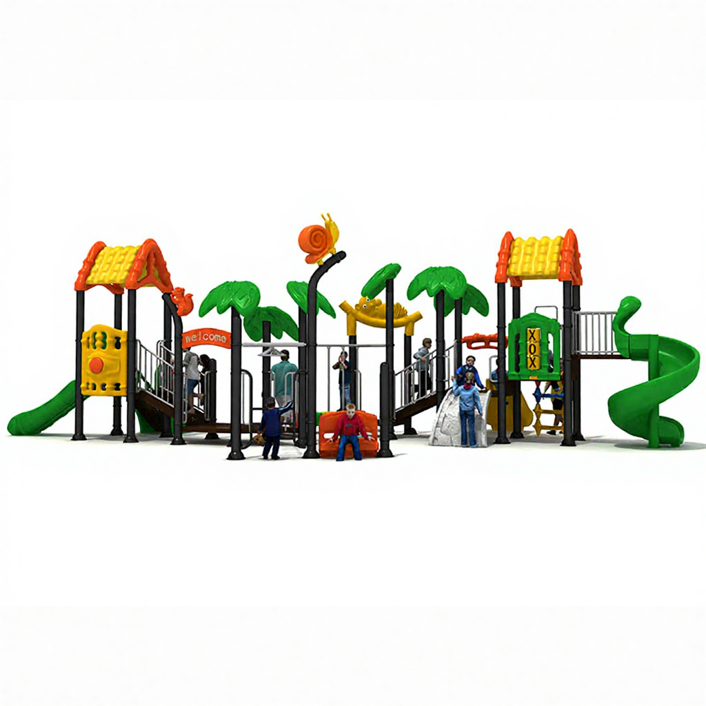 High-Level Outdoor Playground  – Kids Outdoor Playground Bewertung und Preis