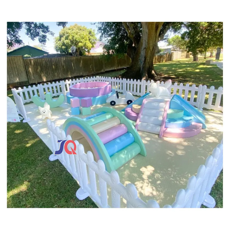 Macaroon-Colored Kids Soft Pla – Kids Outdoor Playground Bewertung und Preis