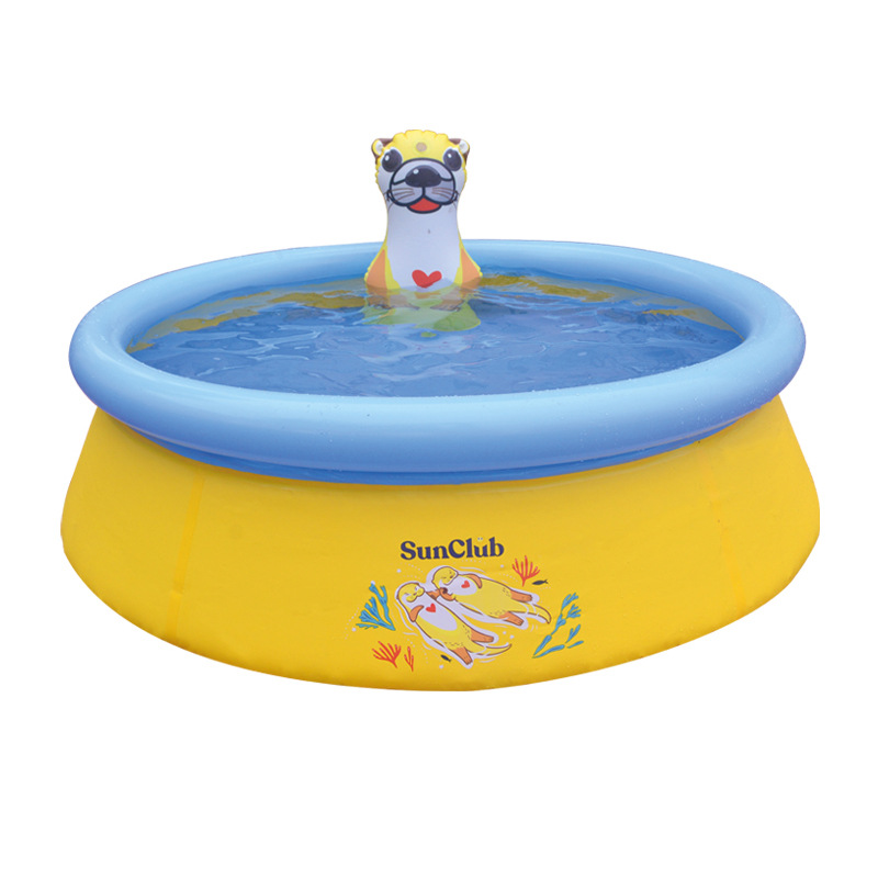 Round Inflatable Frame Pool Du – Kids Outdoor Frame Bewertung und Preis
