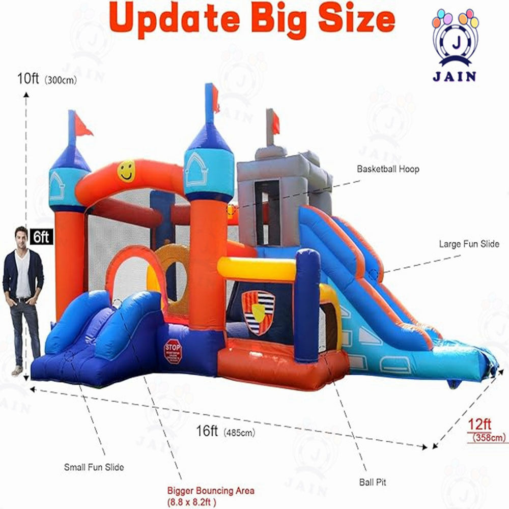 Inflatable Bounce House Castle – Kids Outdoor Jump House Bewertung und Preis