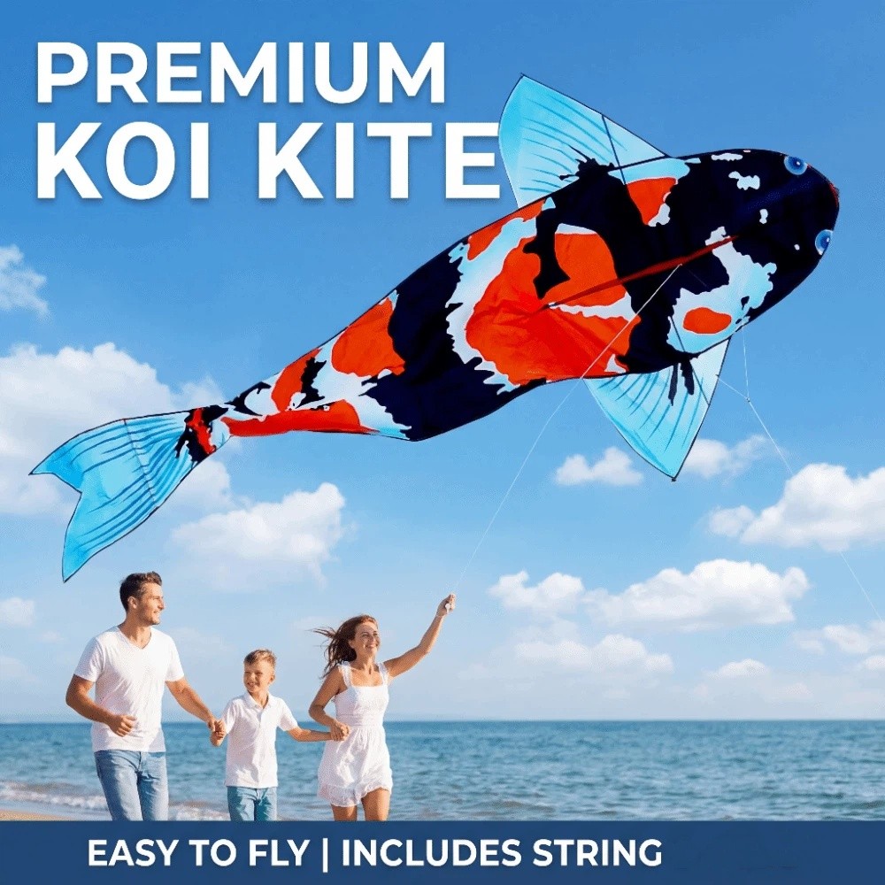New Easy To Fly Large Fish Kit – Kite Easy Fly Kids Bewertung und Preis