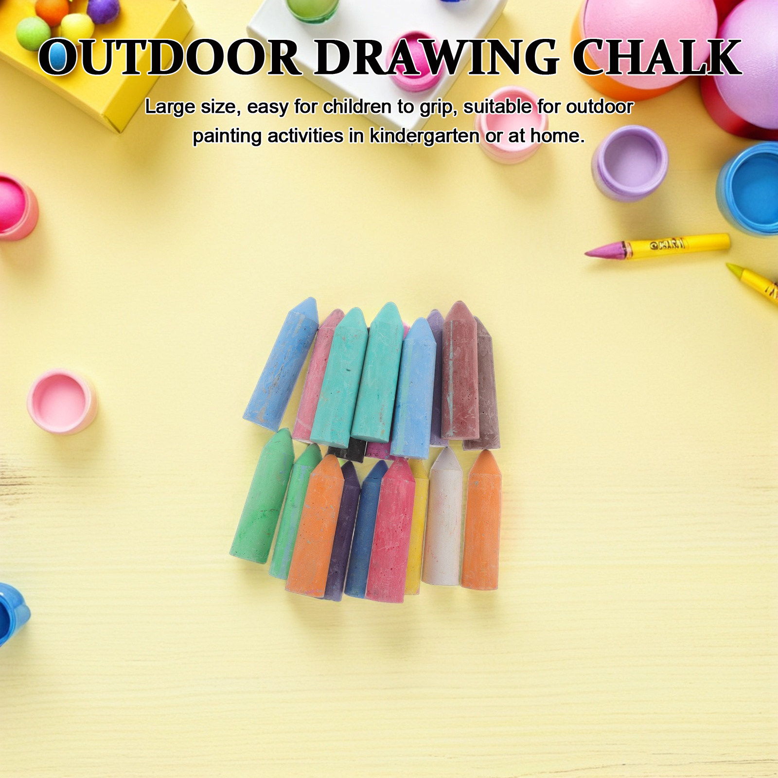 20Pcs Washable Jumbo Outdoor C – Chalk Outdoor Jumbo Bewertung und Preis