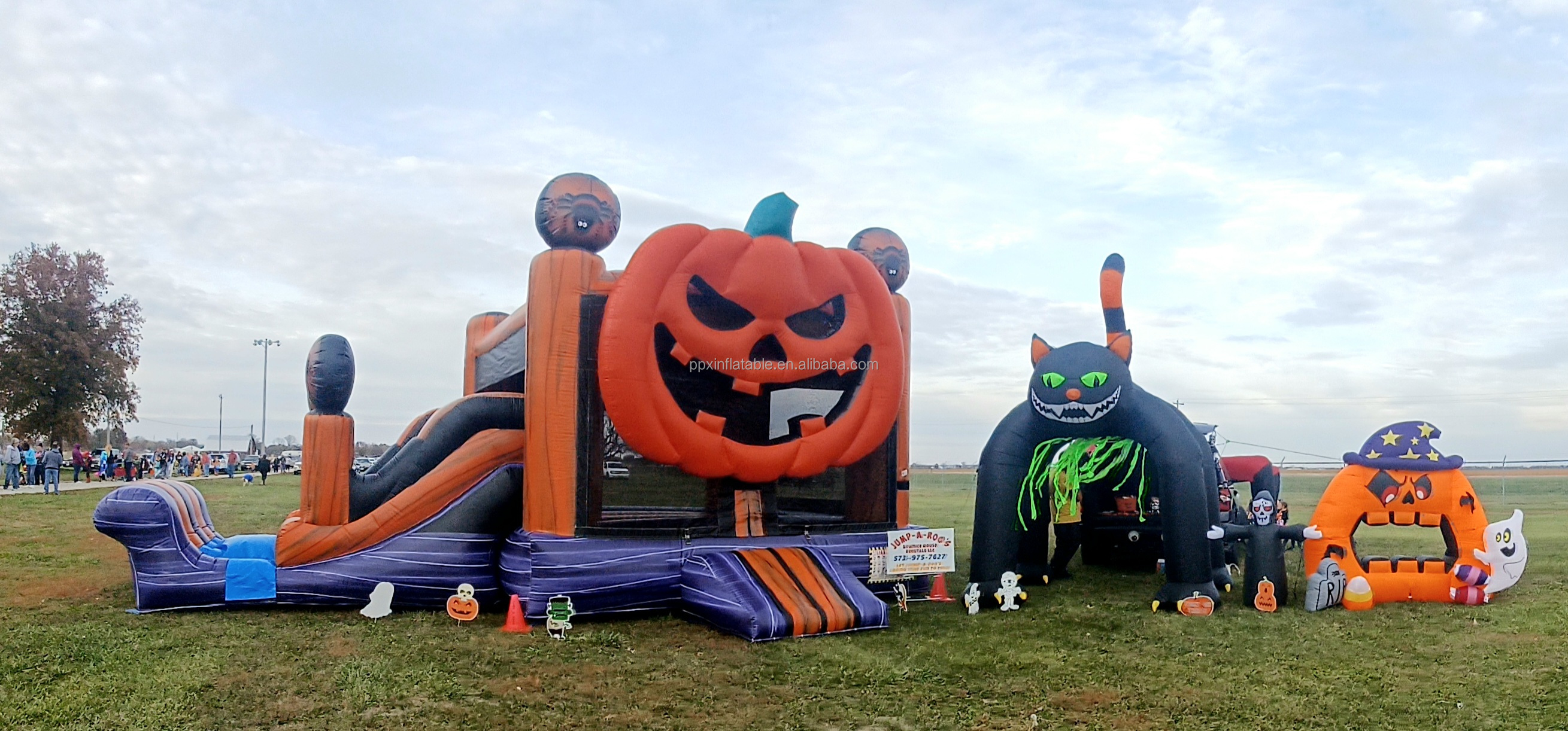 New Inflatable Halloween Bounc – Kids Outdoor Jumping Castle Bewertung und Preis