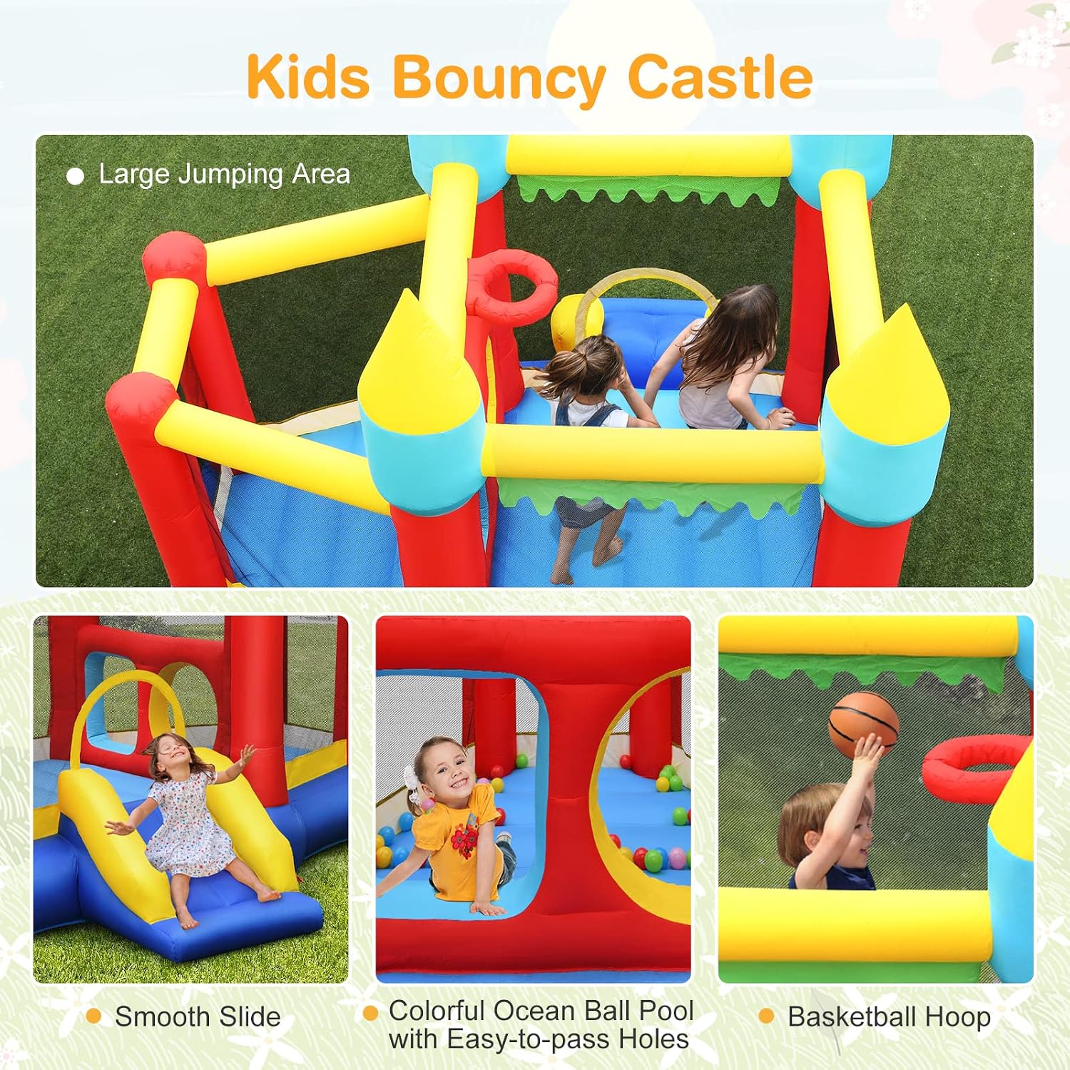 Inflatable Bounce Castle for K – Kids Outdoor Jumping Castle Bewertung und Preis