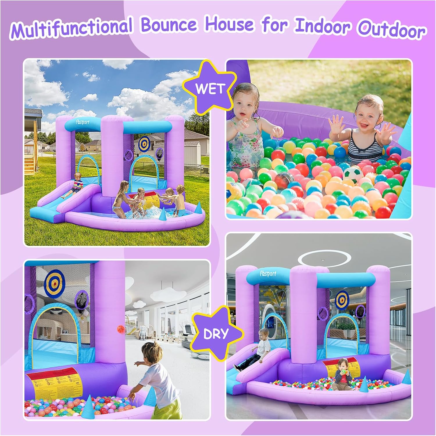 Inflatable Bounce House for Ki – Kids Outdoor Inflatable Bewertung und Preis