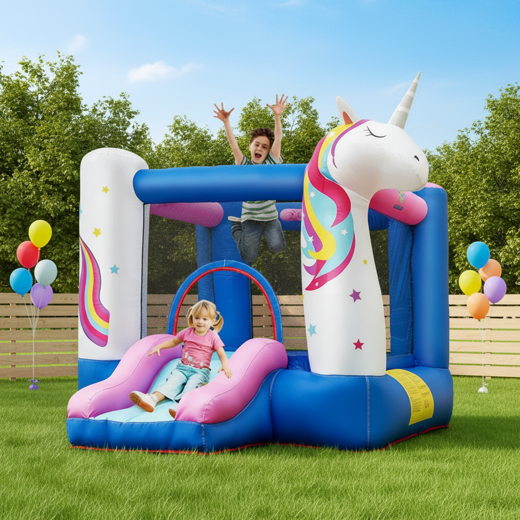 Children Inflatable Castle Out – Outdoor Children'S Park Bewertung und Preis