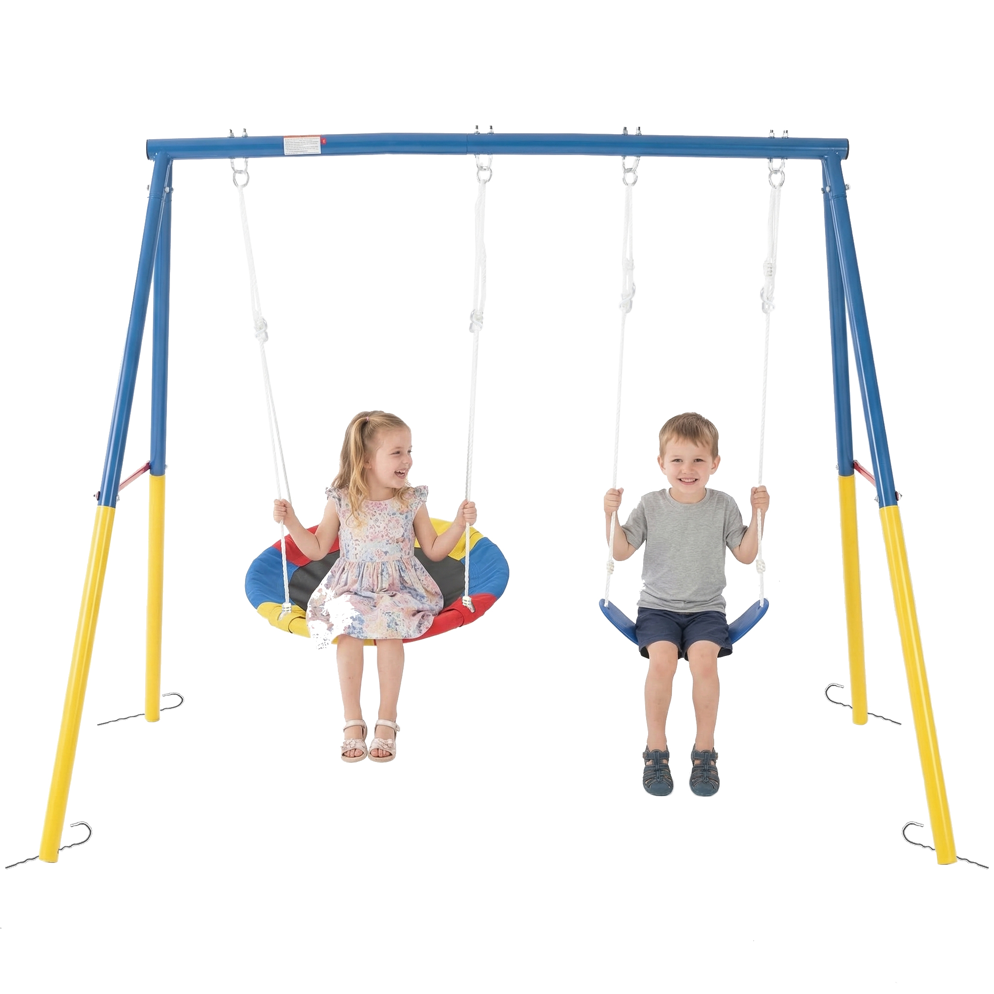 Outdoor Swing Set with Backyar – Kids Outdoor Playground Bewertung und Preis