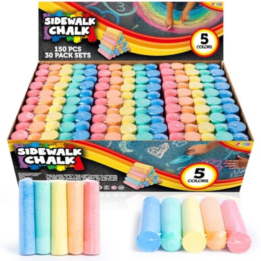 Pcs Sidewalk Chalk Set in 30 P – Chalk Outdoor Jumbo Bewertung und Preis
